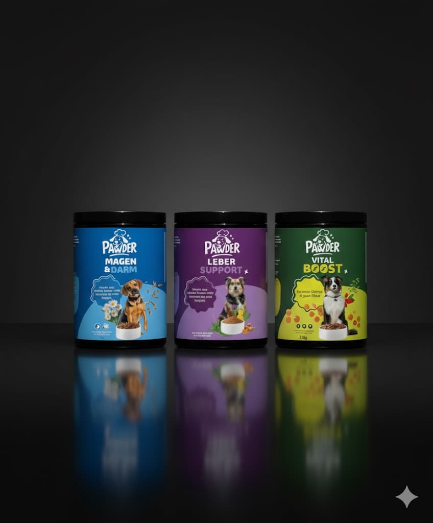 PAWDER Nachfülldosen in natürlicher Umgebung