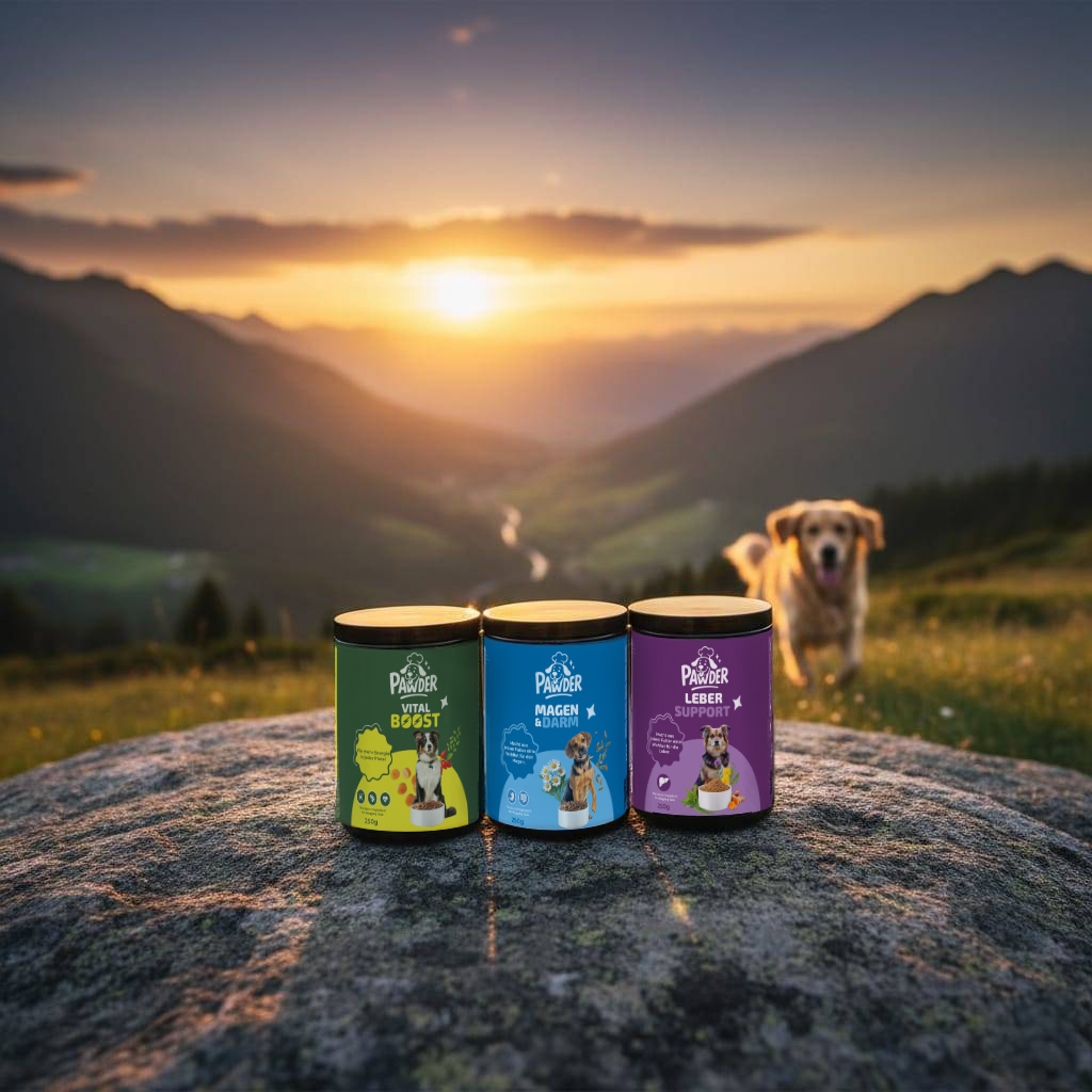 PAWDER – 3er Vorteilspack (Vital Boost, Magen-Darm & Leber Support, je 250 g)