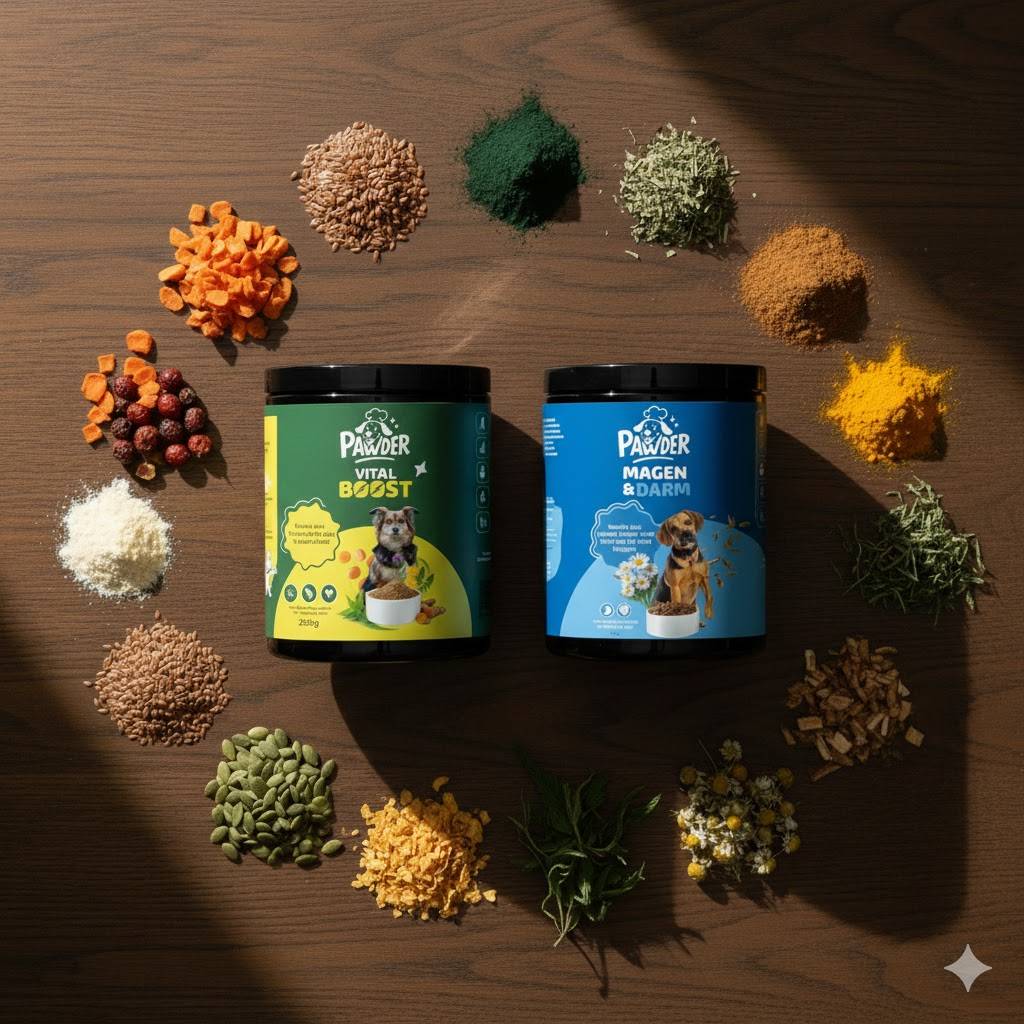 Pawder Vital Boost + Magen-Darm – 2er Set (je 250 g)