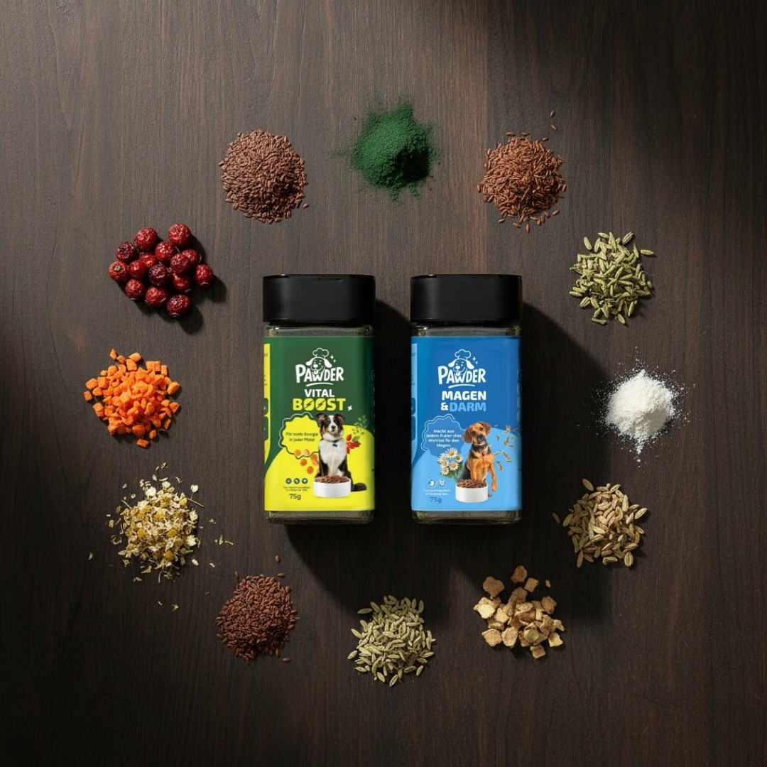 Pawder Vital Boost + Magen-Darm – 2er Set (je 75 g)